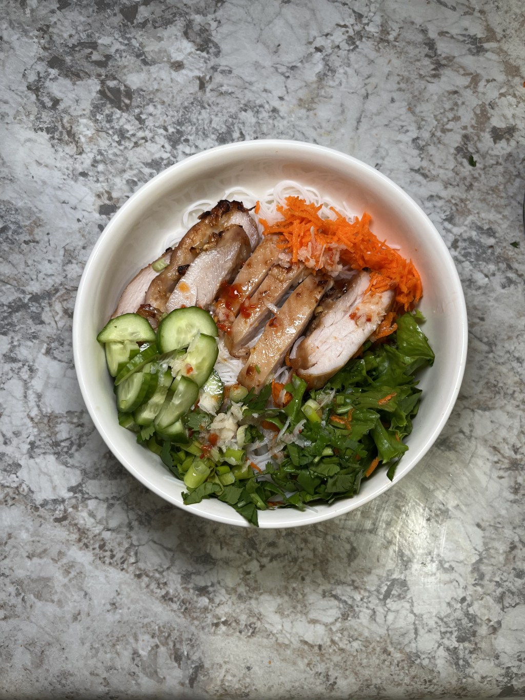 Lemongrass Chicken Vermicelli&nbsp;Bowl