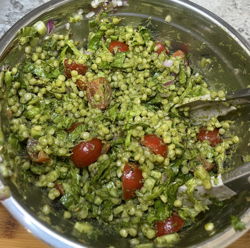 Couscous Chive Pesto&nbsp;Salad