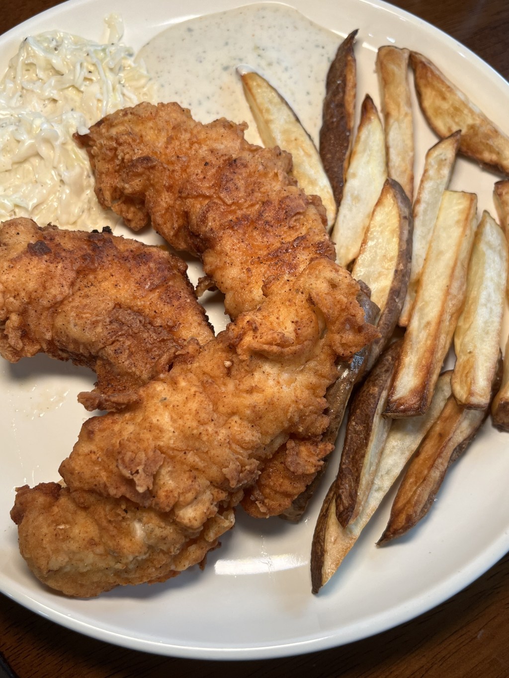Crispy chicken tenders and Cajun&nbsp;Ranch